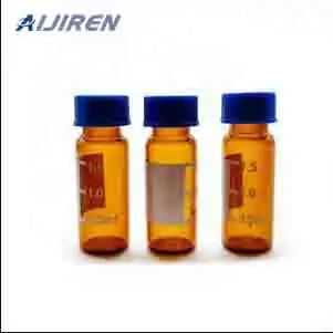 Amber Glass Vial with Label Area