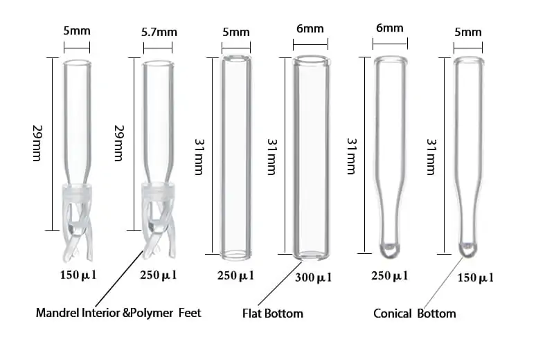 20ml headspace vialHPLC Vials Inserts