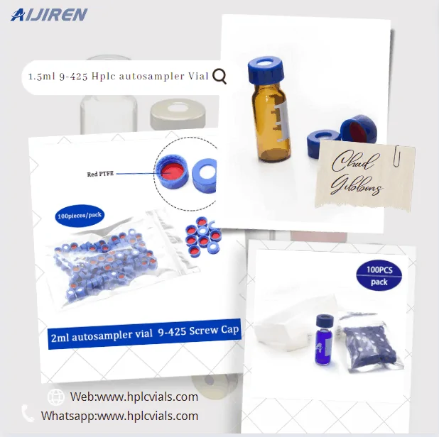 2ml autosampler vialLab chromatography Borosilicate Glass Cheap HPLC Autosampler sample Vials price