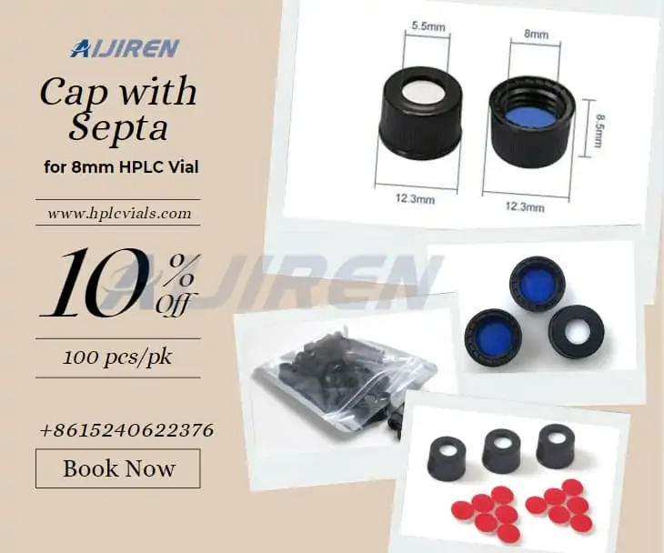 2ml autosampler vial8-425 Screw Cap with Septa for 8mm Vial