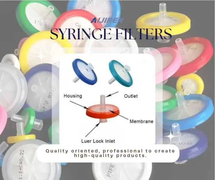 20ml headspace vial0.22um  0.45um syringe filter For Supply