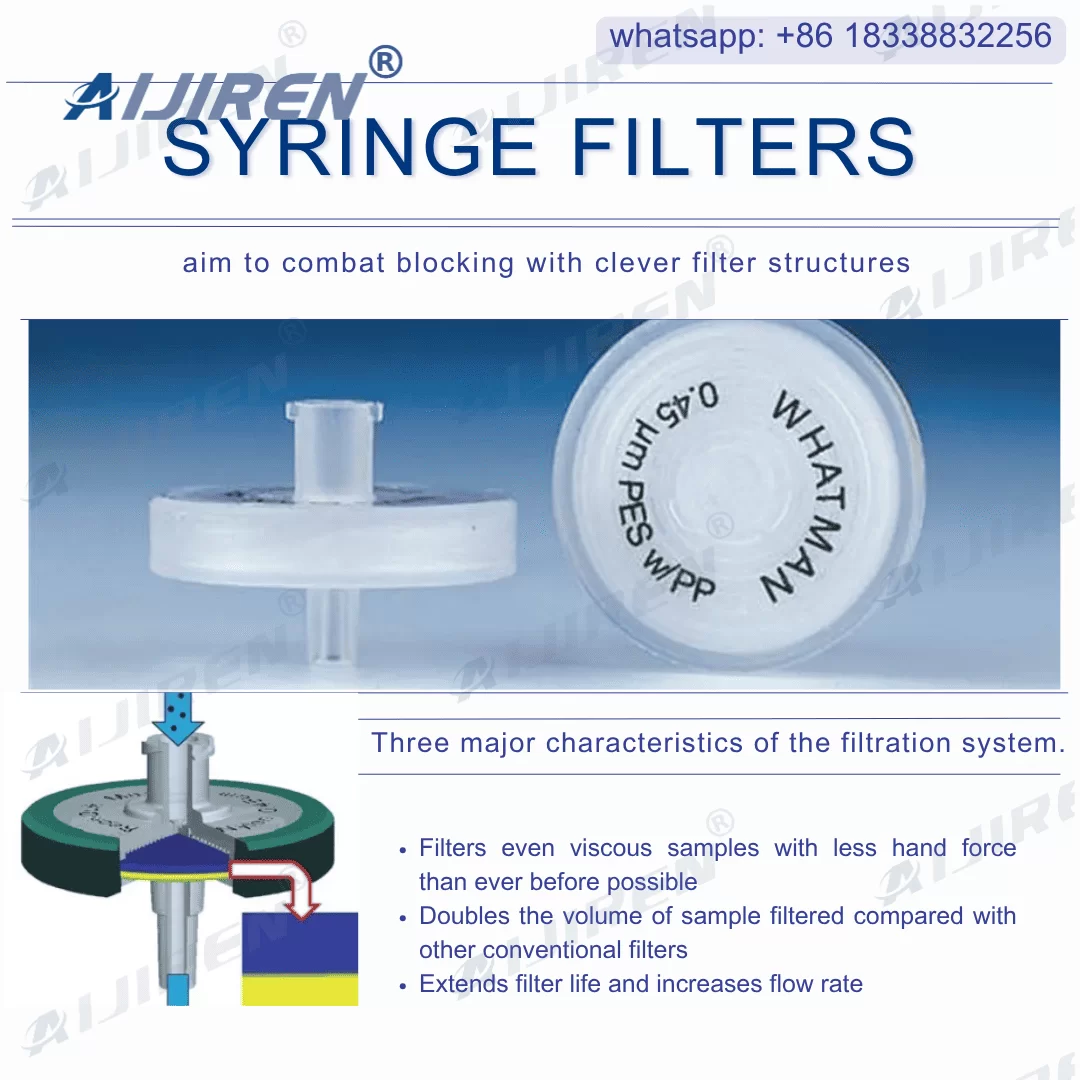 2ml autosampler vialAnti-Clogging Syringe Filter Design | 50% Faster Flow Rate